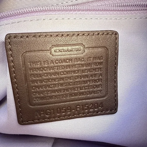 Coach F15204 Vintage Chocolate Brown Soho Y2K Leather Shoulder Bag with Buckle